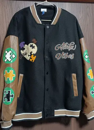 Aloha Vibes 바시티 자켓