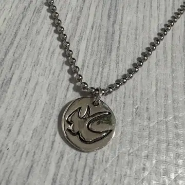 스패로우 목걸이 실버 925 조니 뎁