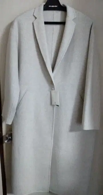 미사용 택 포함 플라자쥬 해밀턴 롱 코트