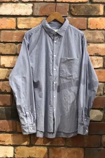 CONFECT 웨이브 보일 레귤러 카라 셔츠