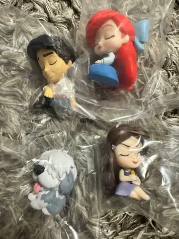 어깨 쿵 리틀 머메이드 피규어 세트 Part.2 가챠가챠