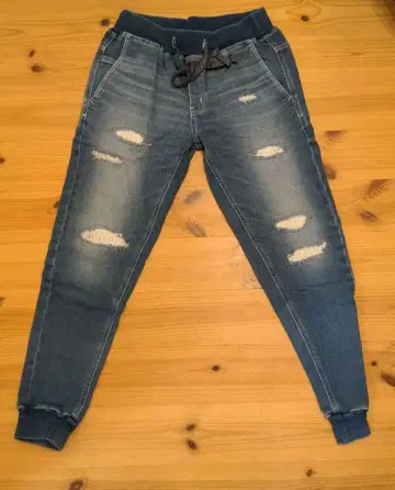 AZUL 남성용 데미지 팬츠 M 사이즈