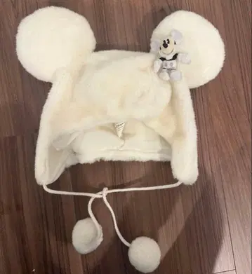 미키풍 귀 달린 플리스 캡