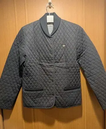 라코스테 퀼팅 자켓 블랙 여성용 LACOSTE 40