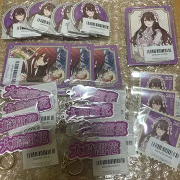 샤니마스 FAM 복권 오사키 텐카 캔뱃지 스티커 키링 카드