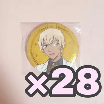 명탐정 코난 아무로 토오루 후루야 레이 천문학자 트레이딩 금박 캔뱃지