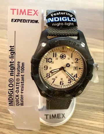 타이맥스 익스페디션 손목시계 INDIGLO 기능 포함 보이즈 사이즈