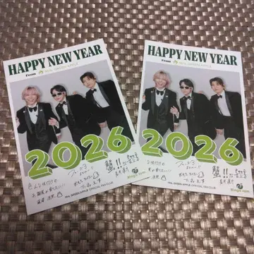 Mrs. GREEN APPLE 2026년 연하장 2매 세트