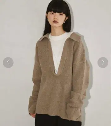 TODAYFUL 소프트 스키퍼 니트 베이지