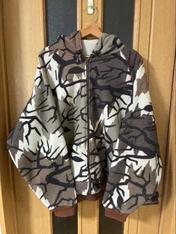 80s LLBEAN CAMOUFLAGE FLEECE PARKA