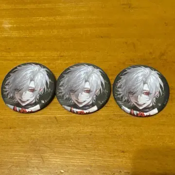 쿠즈하 해피 B-day 캔뱃지 3개 세트 패턴 D