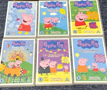 수입판 Peppa Pig DVD 6장 세트