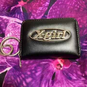 X-girl 블랙 코인 케이스