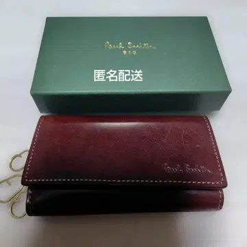 Paul Smith 가죽 와인 컬러 키케이스 PSU53380 13A