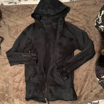 레어 Dr.Martens 코팅 ZIP 후드티 V계 Y2K 그런지