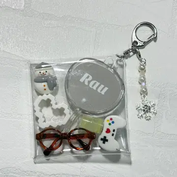 참 부착 부품 세트 파우치 SnowMan 라울 덕질 멘카라