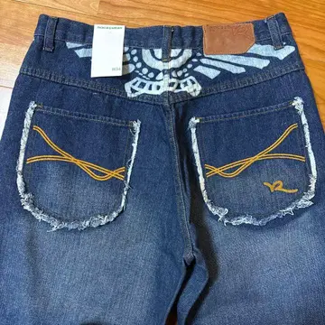 ROCA WEAR 데님 와이드 배기 W34