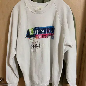 FRUIT OF THE LOOM 콘헤드 아트 맨투맨 XL