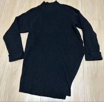 아메리빈티지 블랙 터틀넥 니트 긴팔