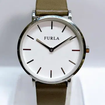 새상품급 훌라 FURLA 남성용 손목시계 정품 가죽 벨트 y2k 00s