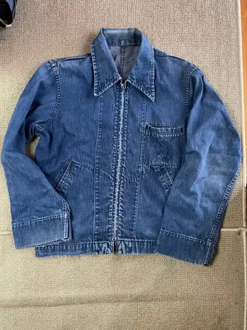 60s 라이트 온스 데님 자켓 스토어계 브랜드 denim