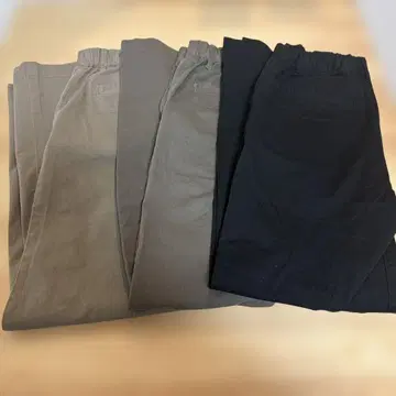 가로 세로 스트레치 치노 와이드 팬츠 인심 73cm M 사이즈 3세트