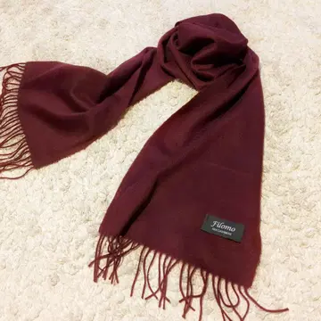 캐시미어 100% 머플러 고급 고급 보르도 버건디 고급 남녀 공용