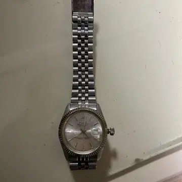 자동 와인딩 시계 스테인리스 스틸 실버 정크제품