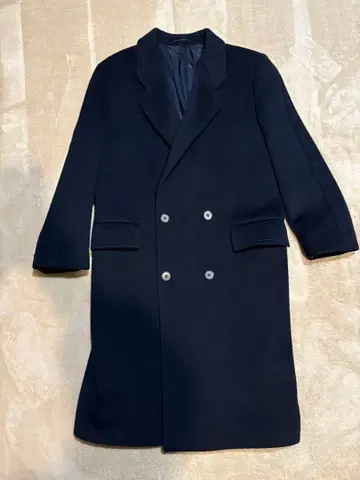 헝가리제 더블 브레스트 체스터 코트