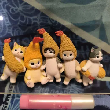 모프 샌드 새우튀김냥 5체 세트 캡슐 토이