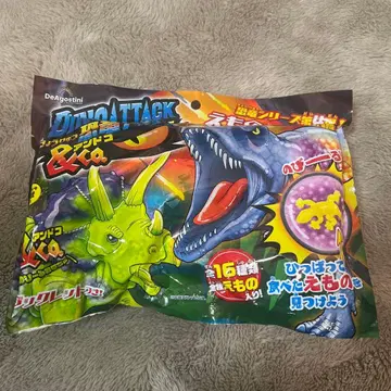 [ 미사용 새상품 ] 공룡 어택&co 티라노사우루스 슈퍼 빅 레어 안도코