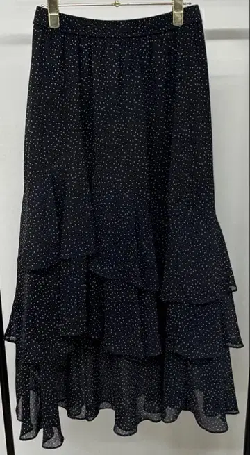 아카이브 도트 모듬 프릴 캉캉 스커트