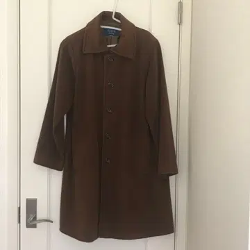 키이스 (KEITH) 코트 브라운 계열 모 100% 레트로