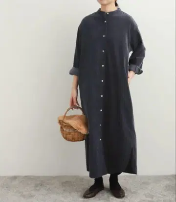 URBAN RESEARCH DOORS 코듀로이 셔츠 원피스