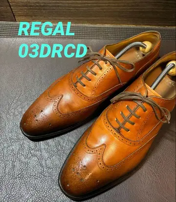 [ 양품 ] REGAL 리갈 03DRCD 카프 가죽 천연 가죽 풀 브로그