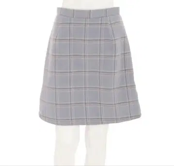 미사용 새상품 dazzlin 체크 무늬 미니 스커트 스카이블루
