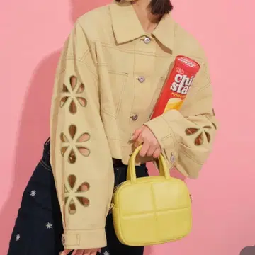 플라워 컷 아웃 데님 자켓 HELLO SANFRANCISCO