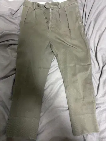 NEAT 코듀로이 팬츠 올리브 그린