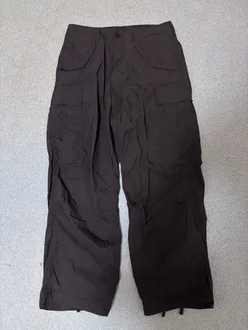 Beams 카고 팬츠 블랙