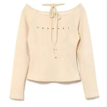 앤드마리 Mary 로고 초커 탑스 [ andmary ]