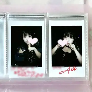 호시노 아미 코멘트 있음 사인 있음 폴라로이드