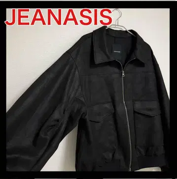 JEANASIS 아우터 블루종 자켓 점퍼 검정 블랙 새상품급