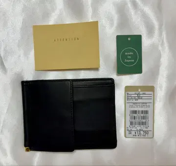 키소라 kisora 새상품 미사용 머니클립 2단 접이식 지갑