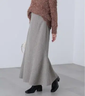 free's mart 트위드 머메이드 스커트