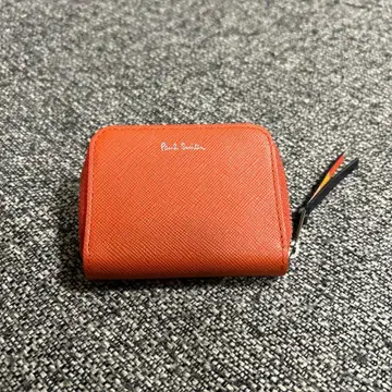 미사용 폴스미스 가죽 코인 케이스 오렌지 지갑