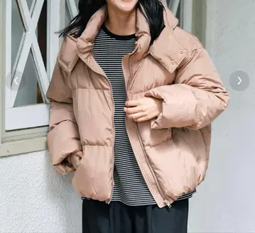 라이트온 충전솜 숏 자켓 브라운 L