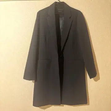 BLISS POINT 네이비 체스터 코트