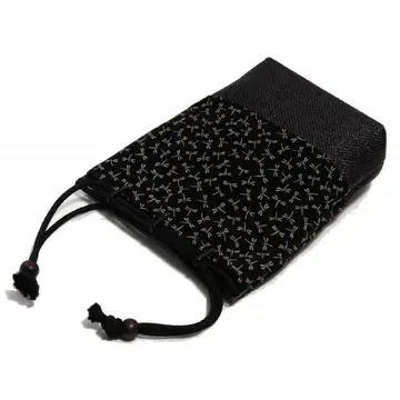 블랙 꽃무늬 복조리