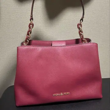 MICHAEL KORS 와인 레드 숄더백