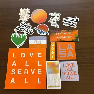 후지이 카제 Love Sll Serve All 스티커